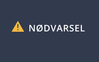 Tester nødvarsel