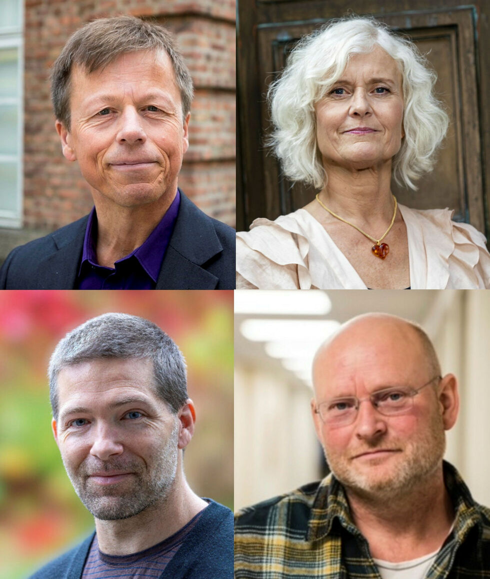 Lars Mehlum,  Tove Gundersen,  Kim Stene Larsen og Knut Oftung.
 Foto: Presse