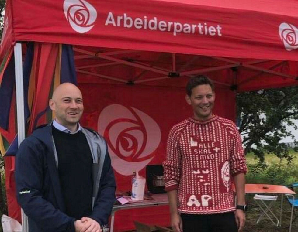 Sigurd Kvammen Rafaelsen og Tom Sottinen,  Ap (Pressefoto/privat)