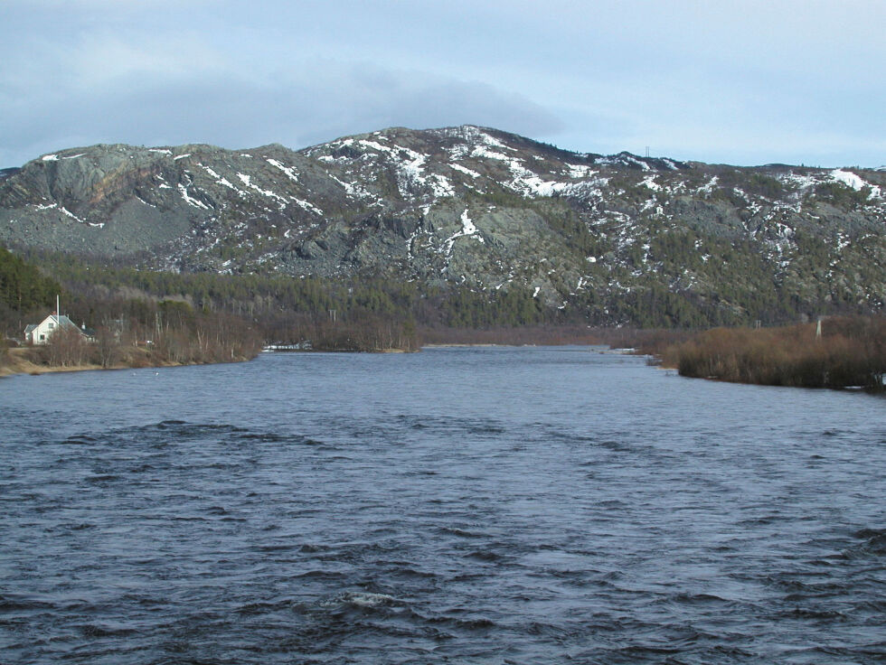 Alta Laksefiskeri Interessentskap (ALI) fyller 300 år. Illustrasjonsbilde av Altaelva oppover tatt i 2002.
 Foto: Rita Heitmann