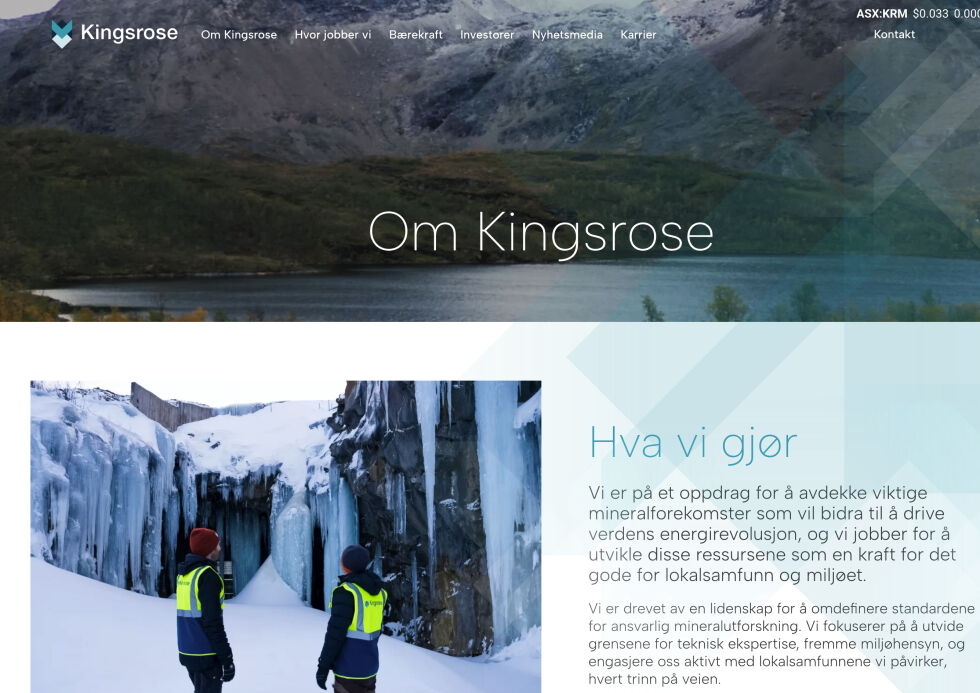 Foto: Skjermdump fra Kingsrose