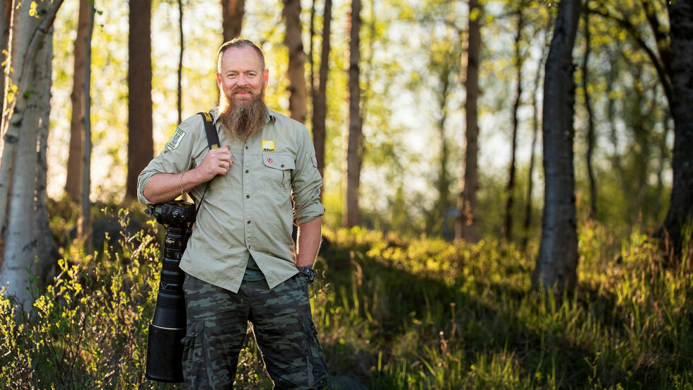 – Vi kan ikke stenge skogen og si at nå er det slutt, men vi må kunne fortelle historier til dem som ikke har noe forhold til naturen, sier Roger Brendhagen.
 Foto: Cecilie Bergan Stuedal