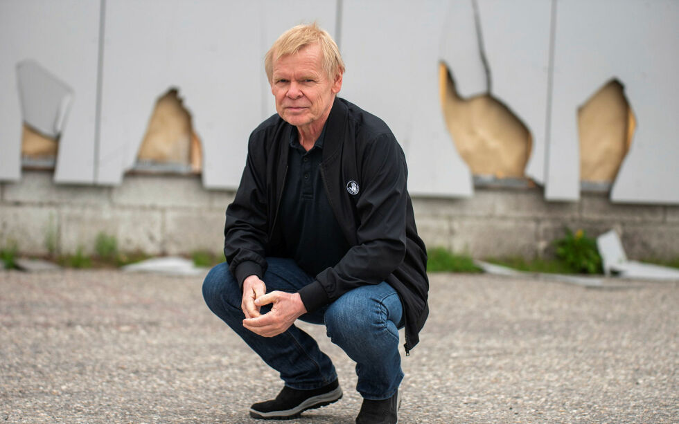 – Vi må bruke mye penger vi ikke har, sier Solaas om skadene på Lakselv barneskole.
 Foto: Irene Andersen