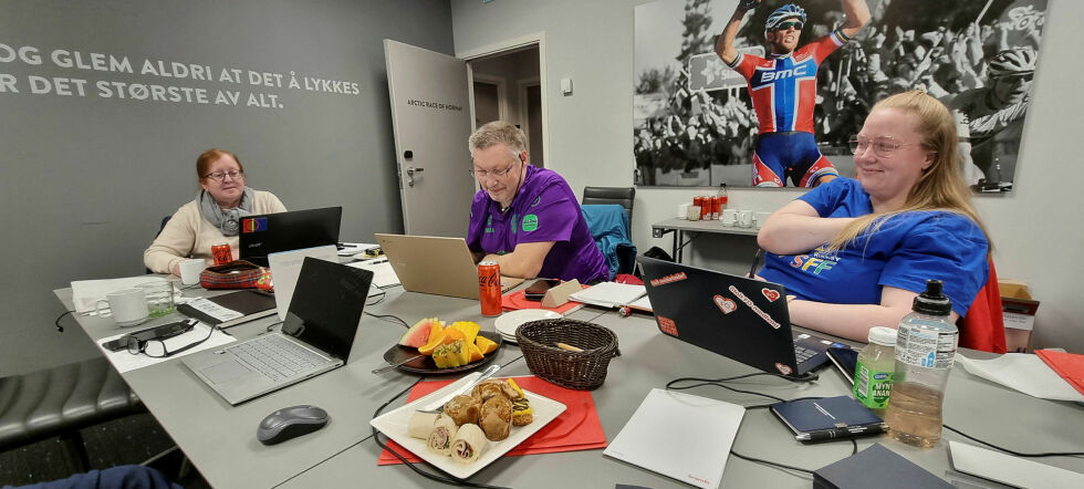 Ledertrioen i SFF, leder Liv Slettli, nestlederne Tommy Vevang og Gunnhild Laly Bakken.
 Foto: Steinar Solaas