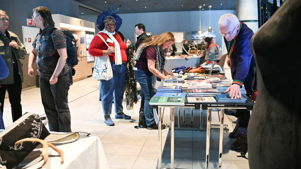 Stor interesse for det samiske markedet.
 Foto: Irmelin Klemetzen