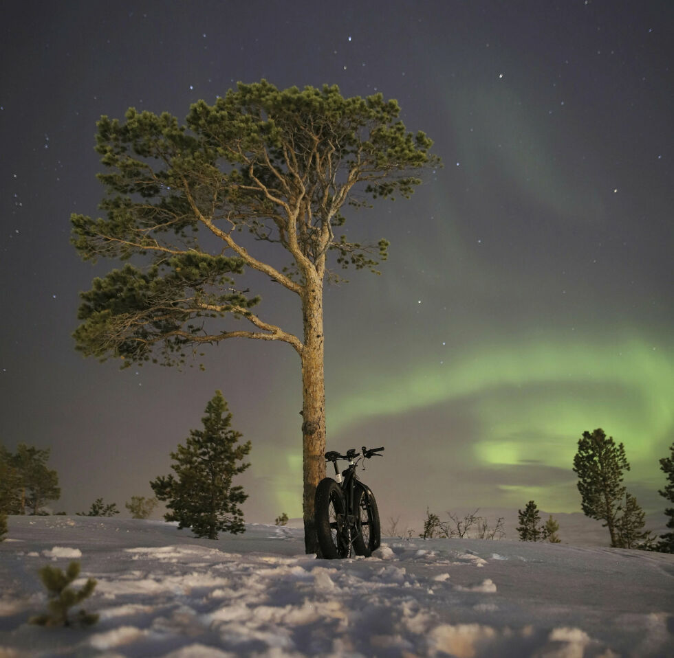 Det inviteres til bolle- og fatbike-fest ved byløypa som ligger ved Gakorivannet i Alta kommune.
 Foto: Alta kommune