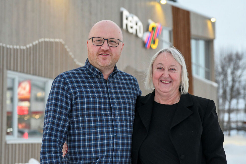 Thomas Arild Mølmann (NkF) og Eva Danielsen Husby (Ap) ble valgt til leder og nestleder i FeFo-styret.
 Foto: Irene Andersen