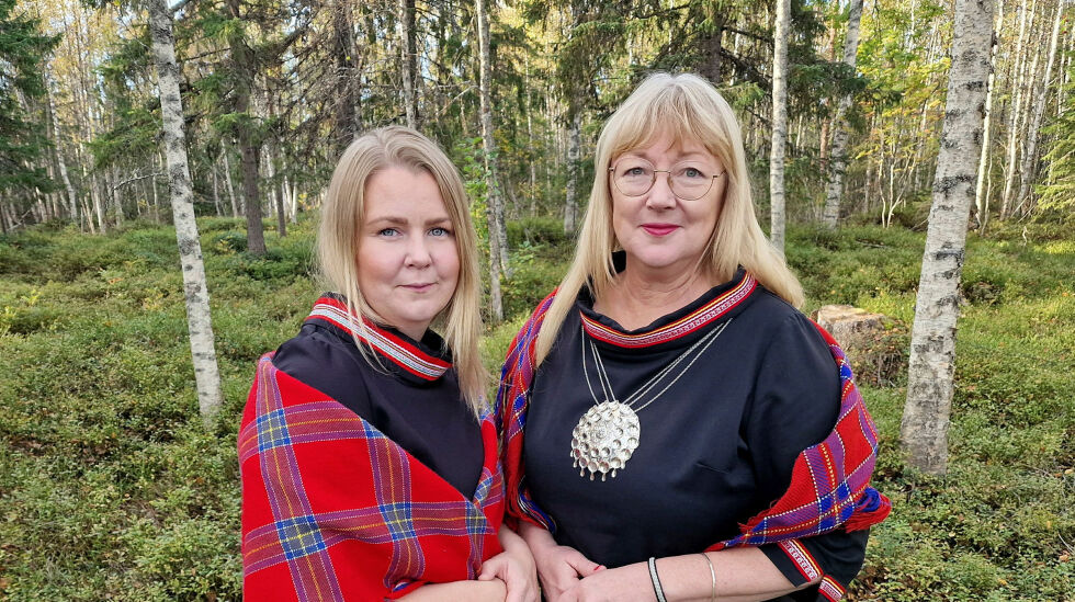 Kerstin Andersson og Hannah Edenbrink Andersson.
 Foto: Ina Rehn