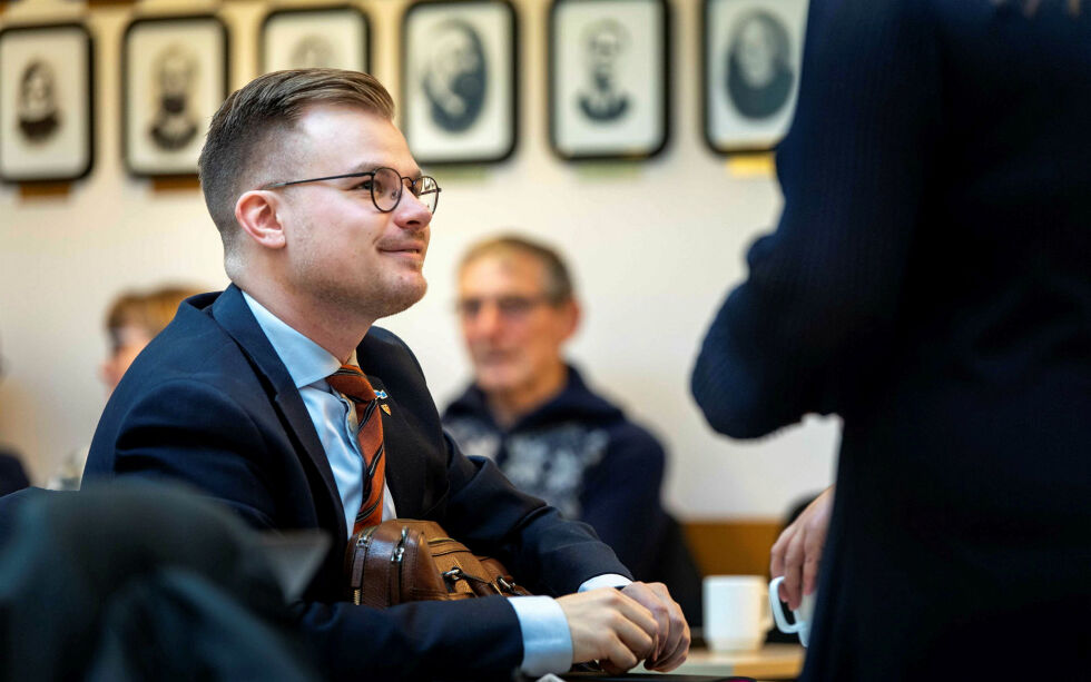 Finnmark Høyres nominasjonskomité innstiller Vetle Langedahl (H) på førsteplass på stortingslista.
 Foto: Cecilie Bergan Stuedal