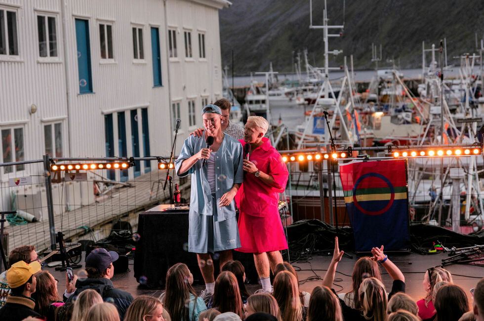 Helge og Håkon skapte magisk stemning i augustkvelden for ett år siden. De kommer også til årets Oggasjakka.
 Foto: Simen Omland