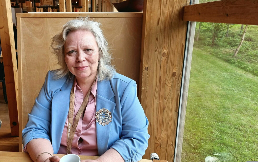 Vibeke Larsen fra Vassdalen i Narvik kommune er partileder i Nordkalottfolket.
 Foto: Steinar Solaas