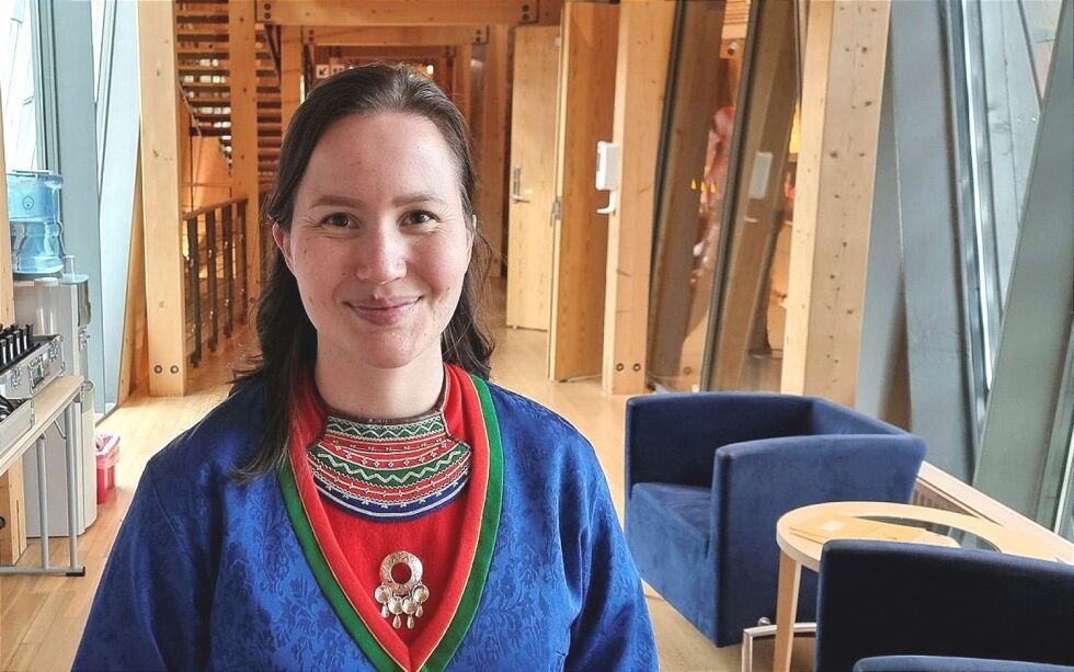 Sametingsråd Maja Kristine Jåma (NSR) er Sametingets «kulturminister».
 Foto: Steinar Solaas