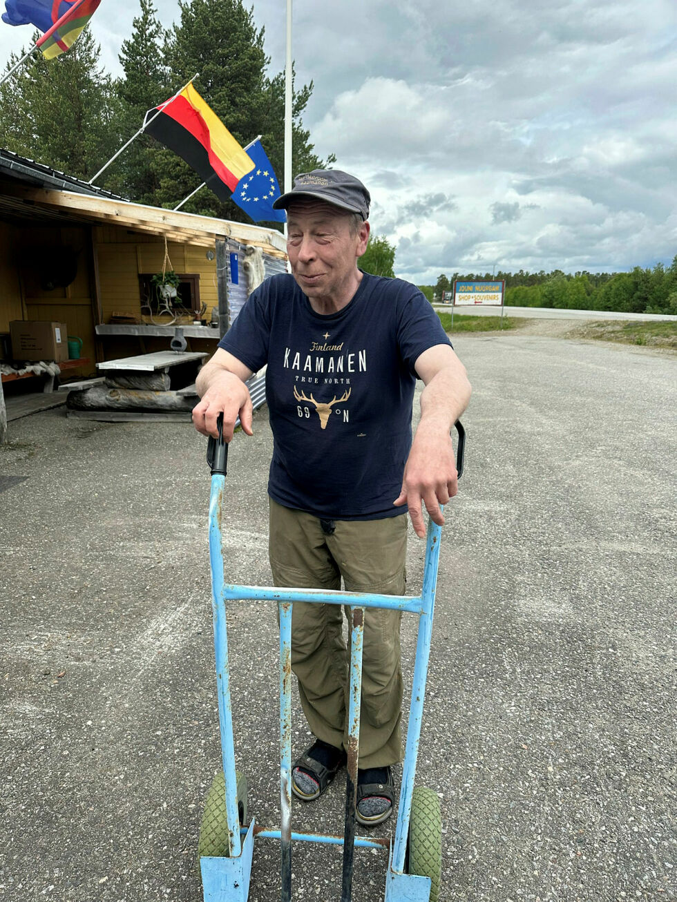 Olli Veli Nuorgam fortsetter familietradisjonen.
 Foto: Anders Henriksen