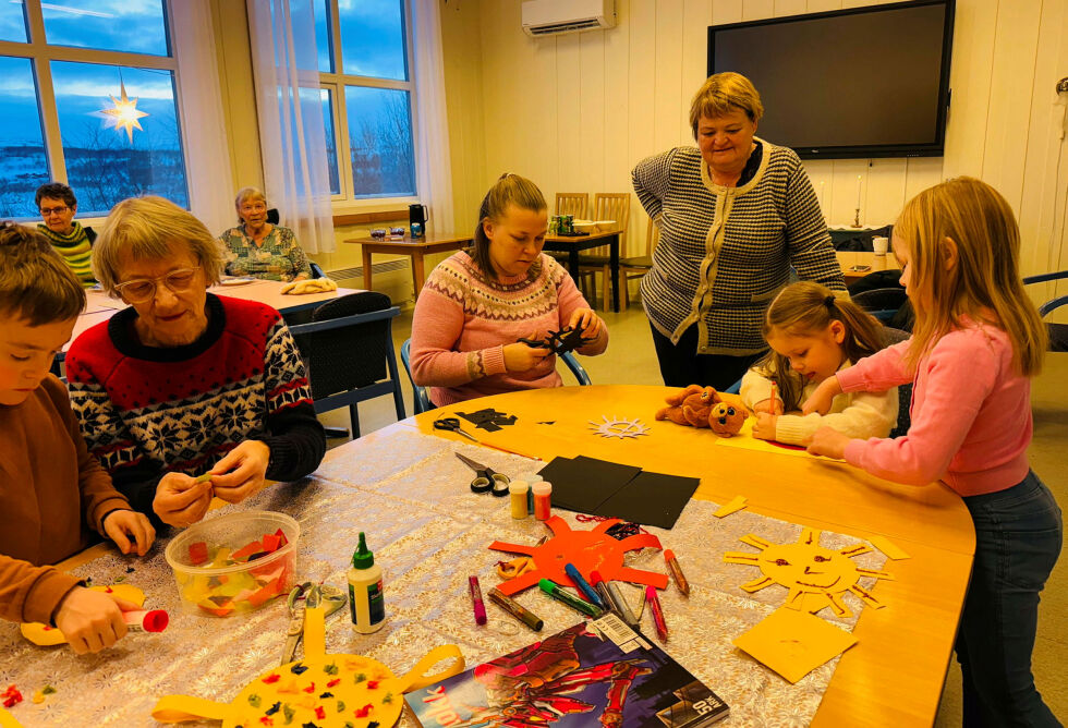 Skaperglede i Bugøyfjord.
 Foto: Nina Gudrun Karisaari