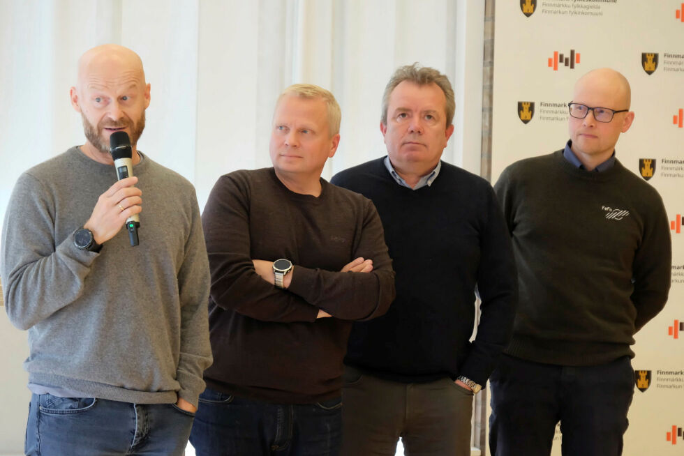 FeFo stilte med et toppet lag. Fra venstre Håvard Aagesen, Bjørn-Rikart Pedersen, Tom Mikalsen og Einar J. Asbjørnsen.
 Foto: Bjørn Hildonen