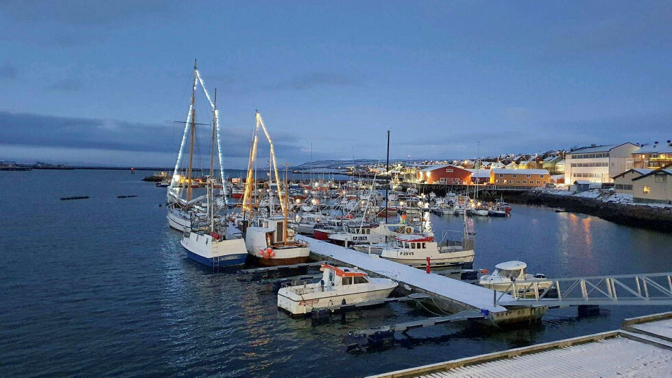 Havna i Vadsø kommune.
 Foto: Harald Inge Johnsen