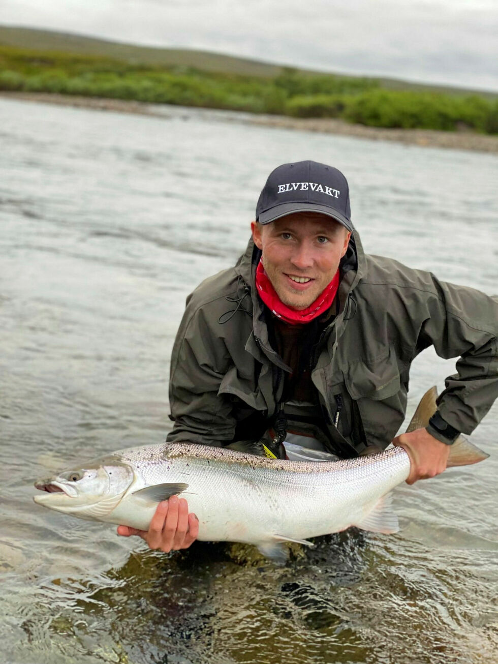 Som utmarksforvalter hos FeFo vil Markus Stock ha hovedansvaret for Lakselva i Porsangerfjorden i løpet av sesongen.
 Foto: Privat