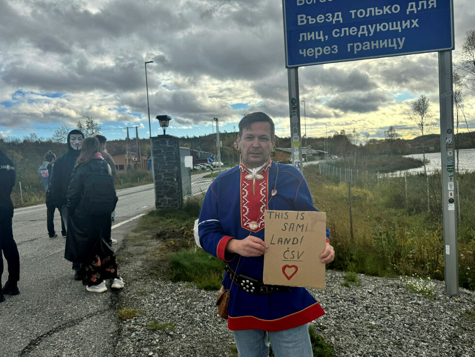 Andrei Danilov sier det er viktig for ham å støtte russiske skeive.
 Foto: Birgitte Wisur Olsen