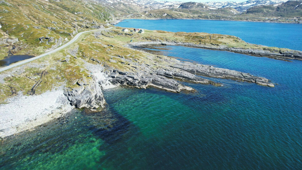 Oversiktsbilde av tomten der anlegget skal bygges.
 Foto: Presse