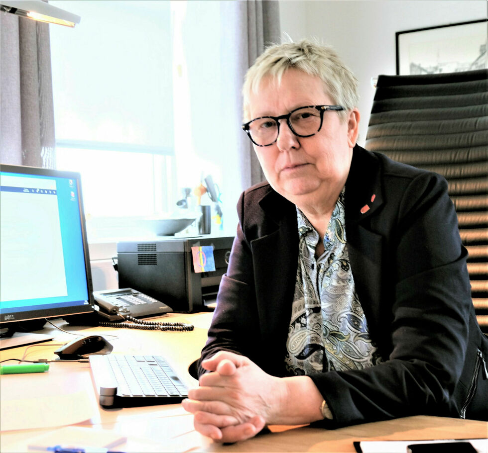 Wenche Pedersen sier Persens uttalelser stempler Øst-Finnmarkrådet inn i en sammenheng. 
– Og det gjør at jeg ten­ker – det får være gren­ser.
 Foto: Bjørn Hildonen