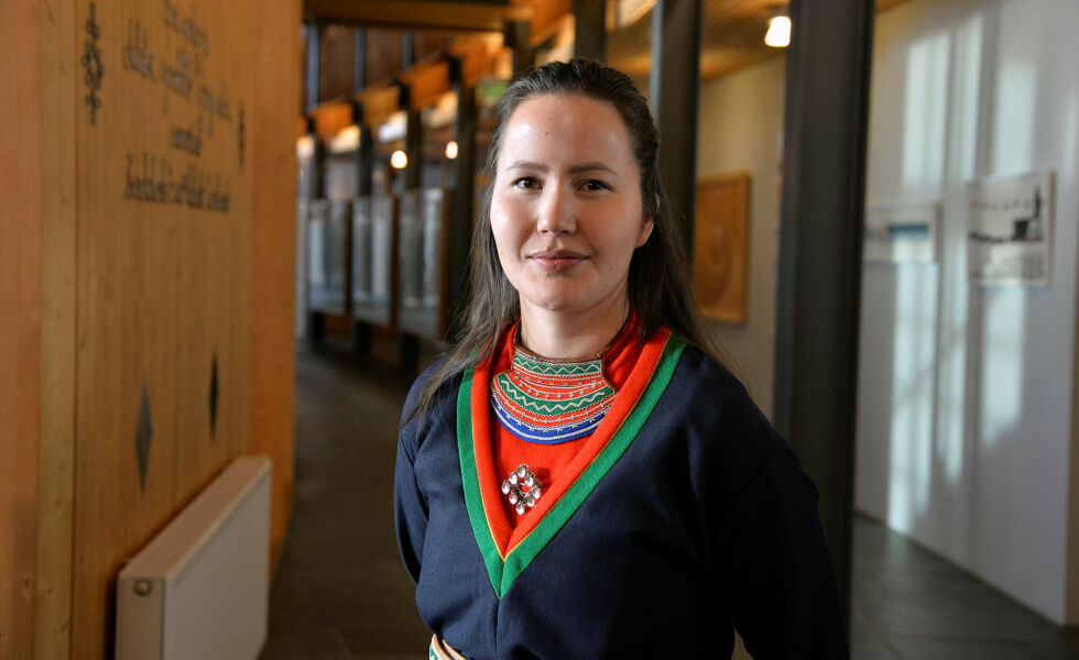 Sametingsråd Maja Kristine Jåma (NSR) er Sametingets «kulturminister».
 Foto: Steinar Solaas