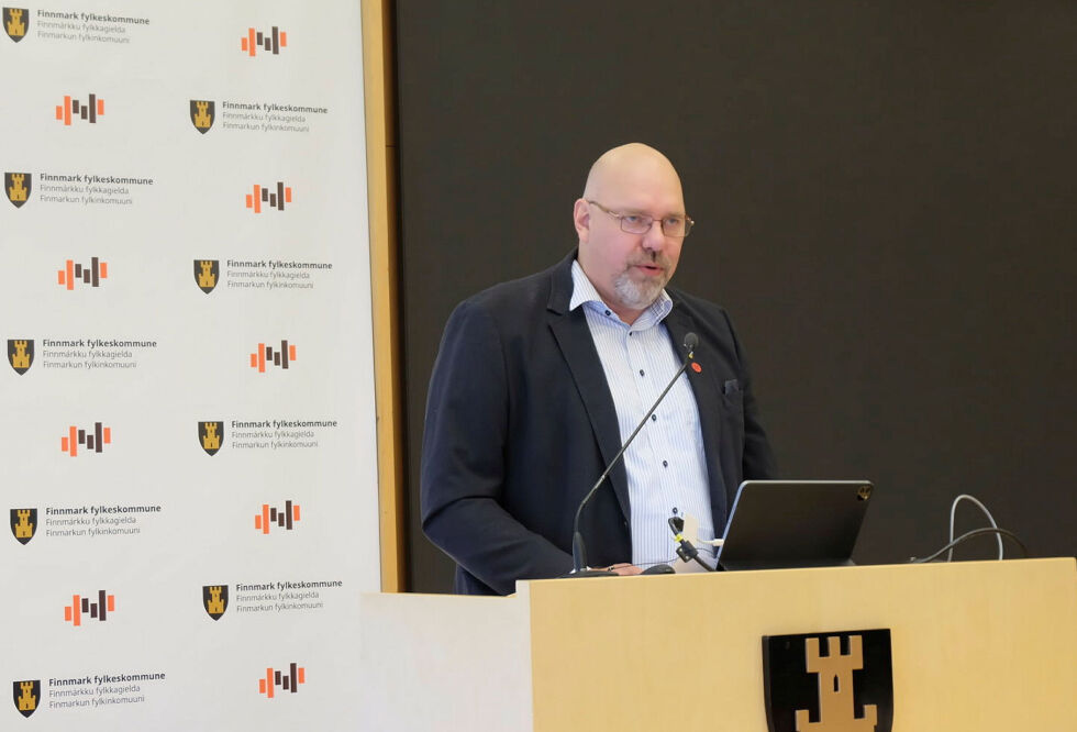 – Vi er et ja-fylke, hevdet fylkesordfører Hans-Jacob Bønå da han åpnet konferansen mandag.
 Foto: Bjørn Hildonen