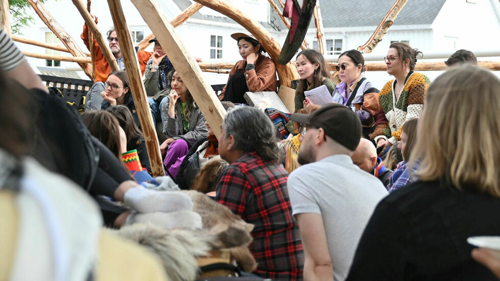 Et internasjonalt publikum i Bodø.
 Foto: Irmelin Klemetzen