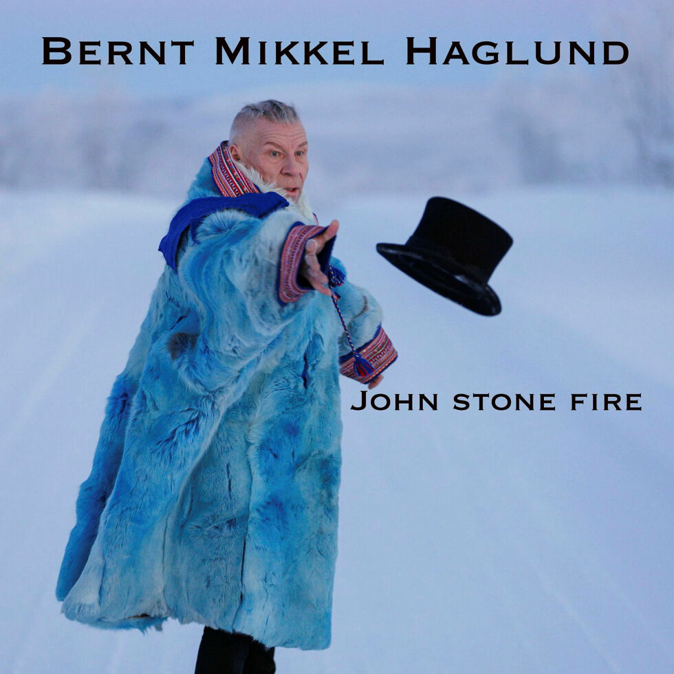 Ny singel av Bernt Mikkel Haglund, på coveret er  den samiske artisten «John Stone Fire» (John Steinar Baal).
 Foto: Ukjent