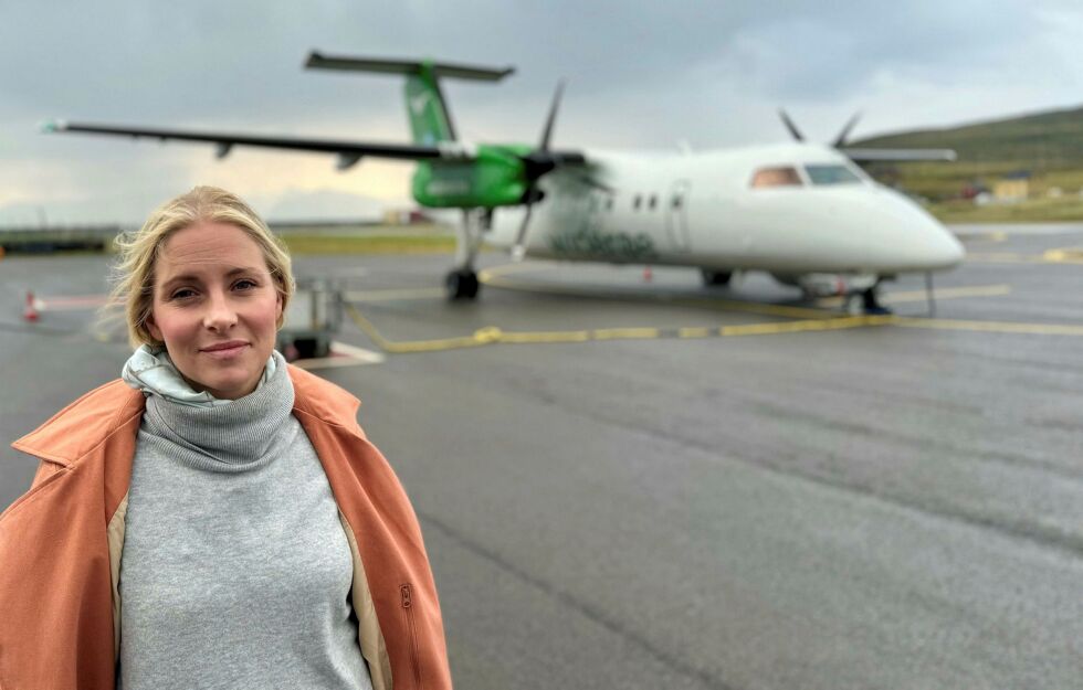 – Det haster med å finne løs­ning­er som kan skape for­ut­sig­bar­het og bidra til å utvikle vår re­gi­on, sier Sigrid Ina Simon­sen i NHO Arktis om flyrutetilbudet i nord.
 Foto: NHO Arktis