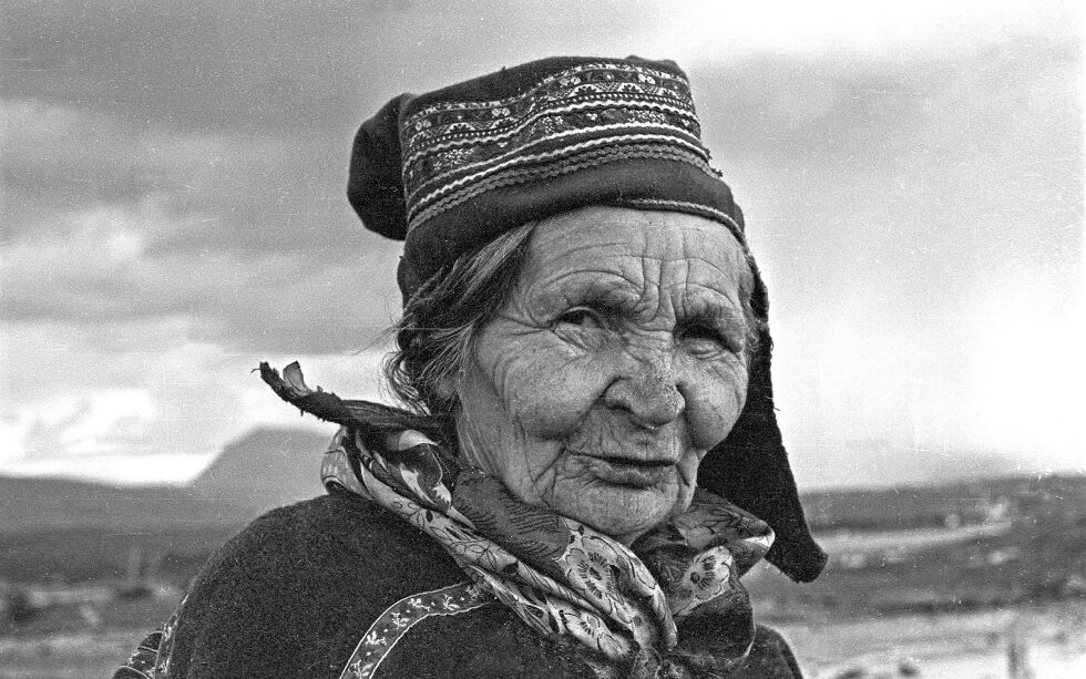 Margrete Kitti var en markant person i Sápmi.
 Foto: Kjell Fjörtoft, UiT- Tromsø arktiske universitetsmuseum.