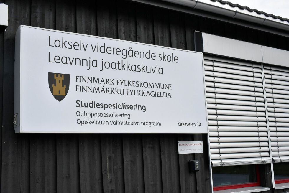 Fylkeskommunedirektøren foreslår å utbygge ut Lakselv videregående skole med en tannklinikk.
 Foto: Irene Andersen