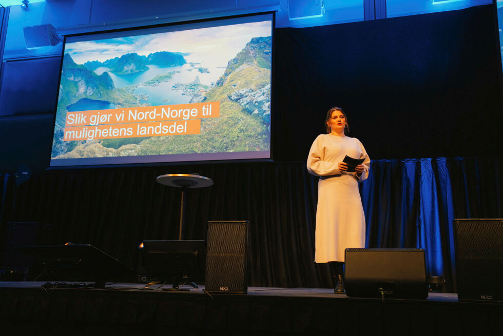 Næringsminister Cecilie Myrseth deltar på årets Nord i Sør.
 Foto: Pierluca Taranta