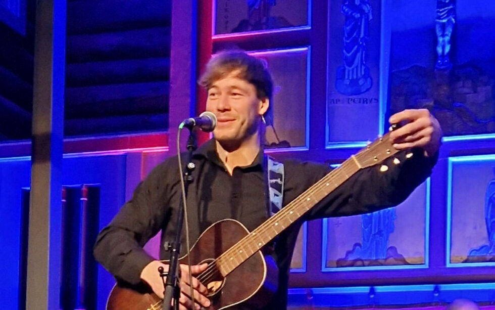 Ivar Beddari i Svanvik kirke.
 Foto: Hill Haga