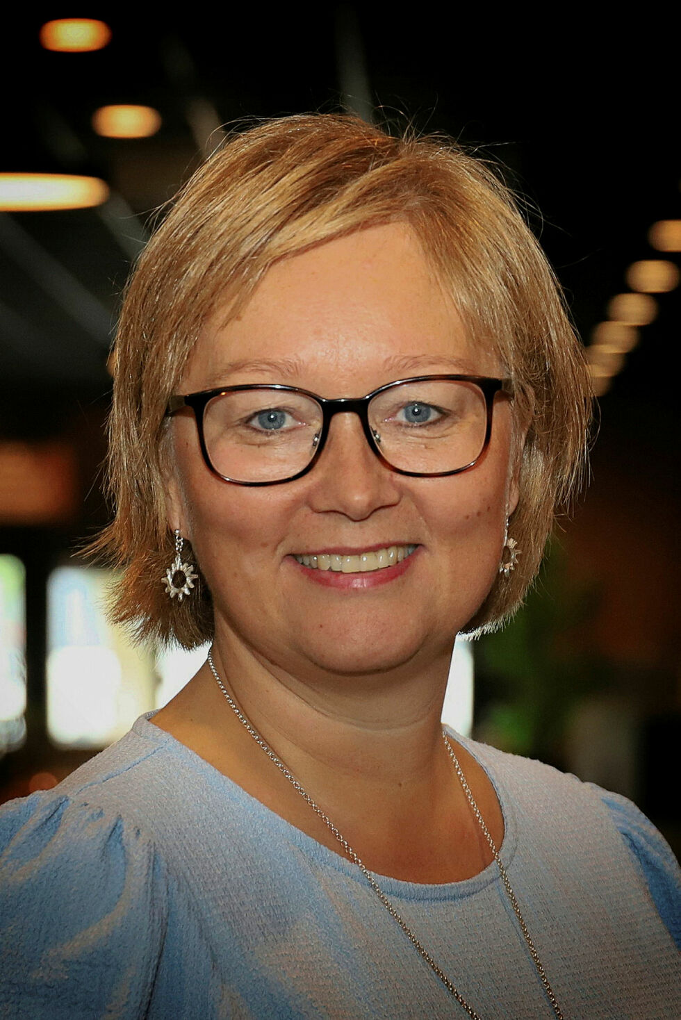 Heidi Holmgren fra Nordkapp er gjenvalgt som fylkesleder for to nye år.
 Foto: Finnmark