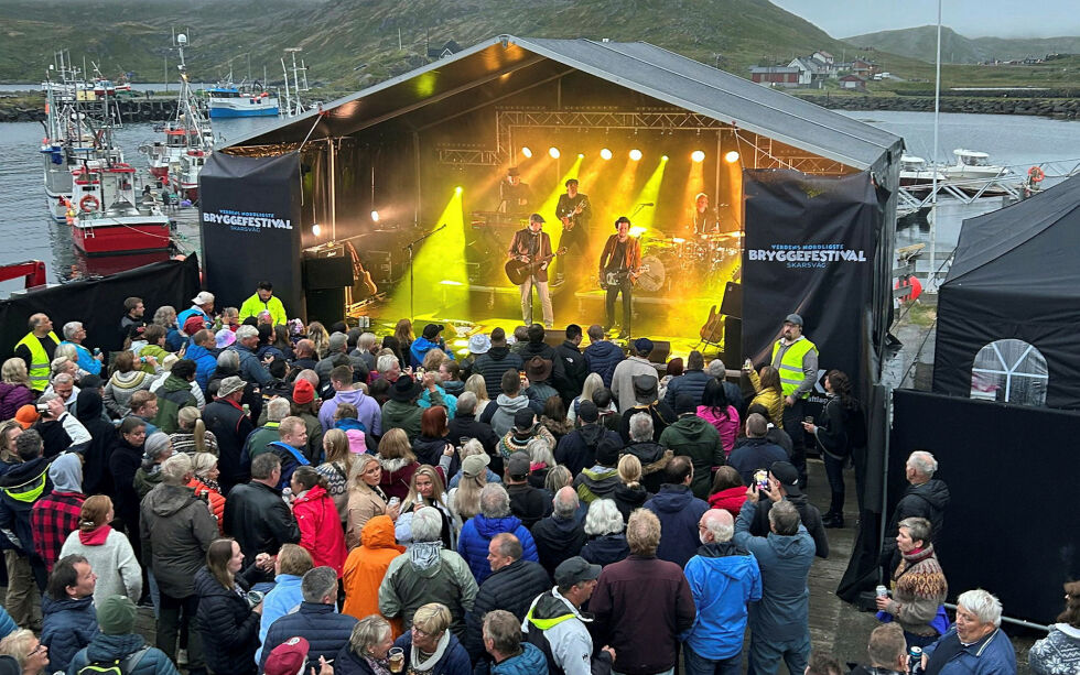 Kommunedirektøren innstiller på at verdens nordligste bryggefestival i Skarsvåg skal få mest penger fra kommunens festivalfond for 2025; nemlig 40.000 kroner. Foto fra årets bryggefestival.
 Foto: Privat