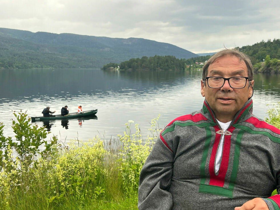 Geir Aslaksen fra Seiland i Hammerfest fikk styrka sin samiske identitet under Sáráhkká-festivalen.
 Foto: Åsa Márgget Anti og Nils Isak Aslaksen Sara