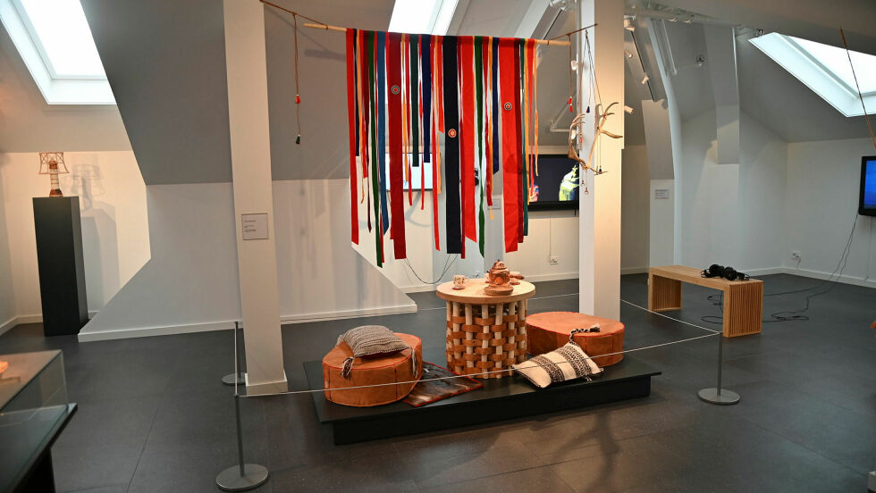 Sápmi Triennale på Bodø Bymuseum.
 Foto: Irmelin Klemetzen