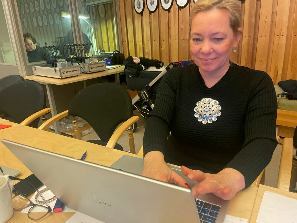 Ellen Kristina Saba (Høyre) ba om at det legges frem en plan for vannforsyningen på kommunestyrets møte i juni.
 Foto: Birgitte Wisur Olsen